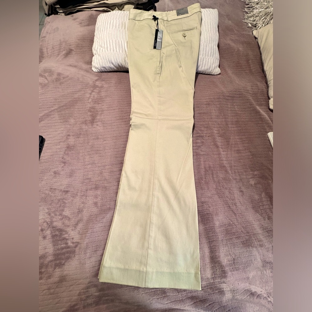 Express brand pants , style Editor flare legs low Ride , Straight Trough Hip